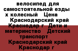 велосипед для самостоятельной езды 3-х колесный › Цена ­ 2 000 - Краснодарский край, Краснодар г. Дети и материнство » Детский транспорт   . Краснодарский край,Краснодар г.